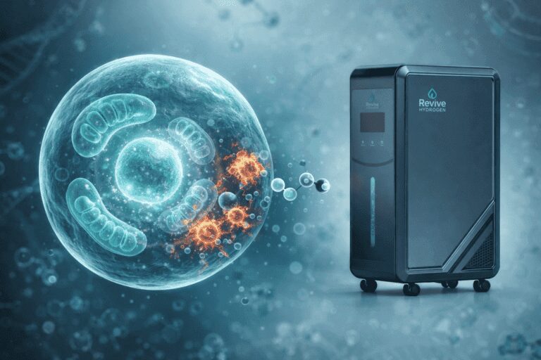 Molecular hydrogen therapy for combatting oxidative stress