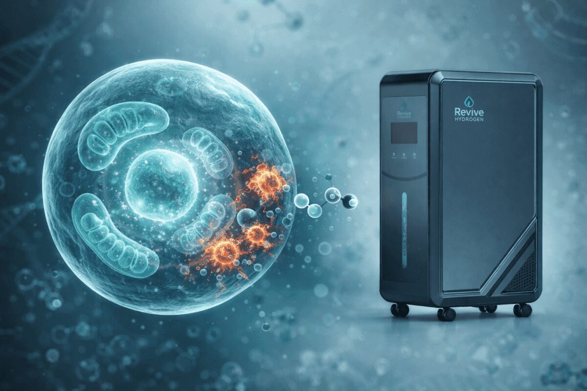 Molecular hydrogen therapy for combatting oxidative stress