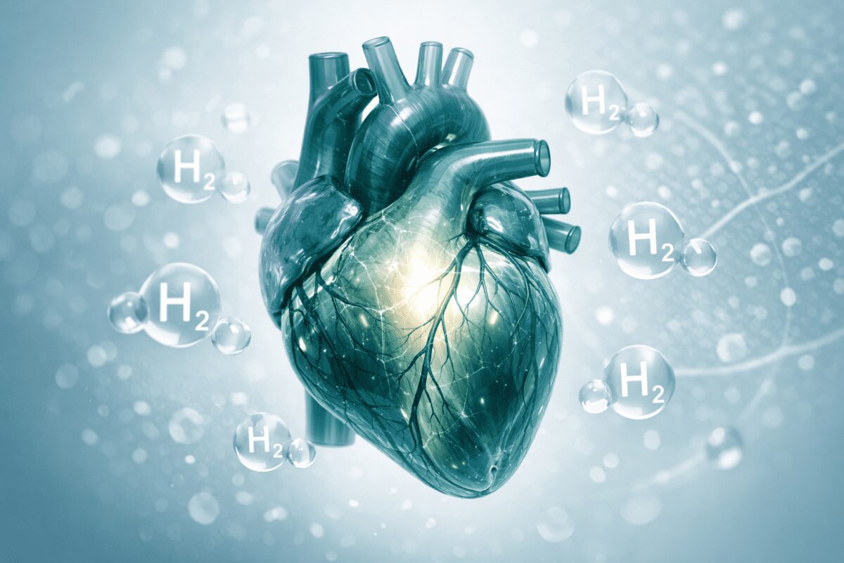 Hydrogen inhalation for heart health and circulation support