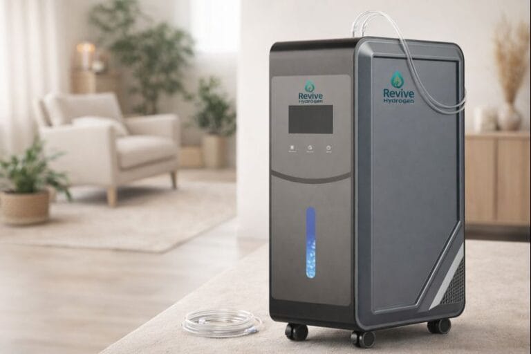 Revive Hydrogen HYD-3000 generator in a wellness center setting