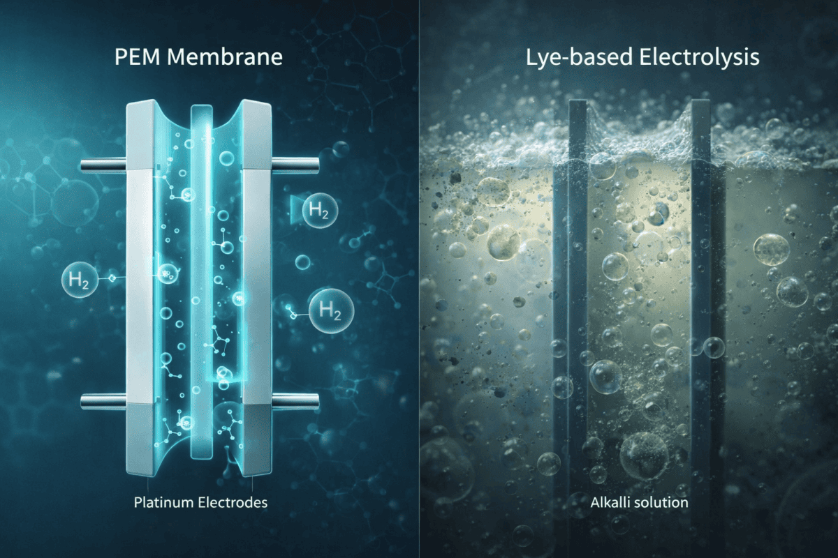 Revive Hydrogen HYD-3000 generator — PEM vs lye electrolysis comparison